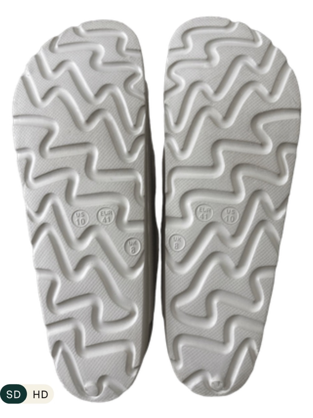 MIA Double Buckle Slide Sandals, Seashell/Off-White, Size 10 - Picture 3 of 3